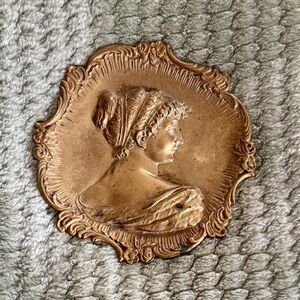 Antique Brass Pin Tray/Dish